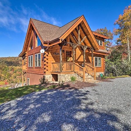 Hilltop Cabin On 5 Acres With Hot Tub And Waterfall! Bryson City Eksteriør bilde