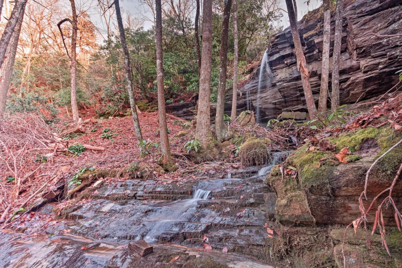 Hilltop Cabin On 5 Acres With Hot Tub And Waterfall! Bryson City Eksteriør bilde