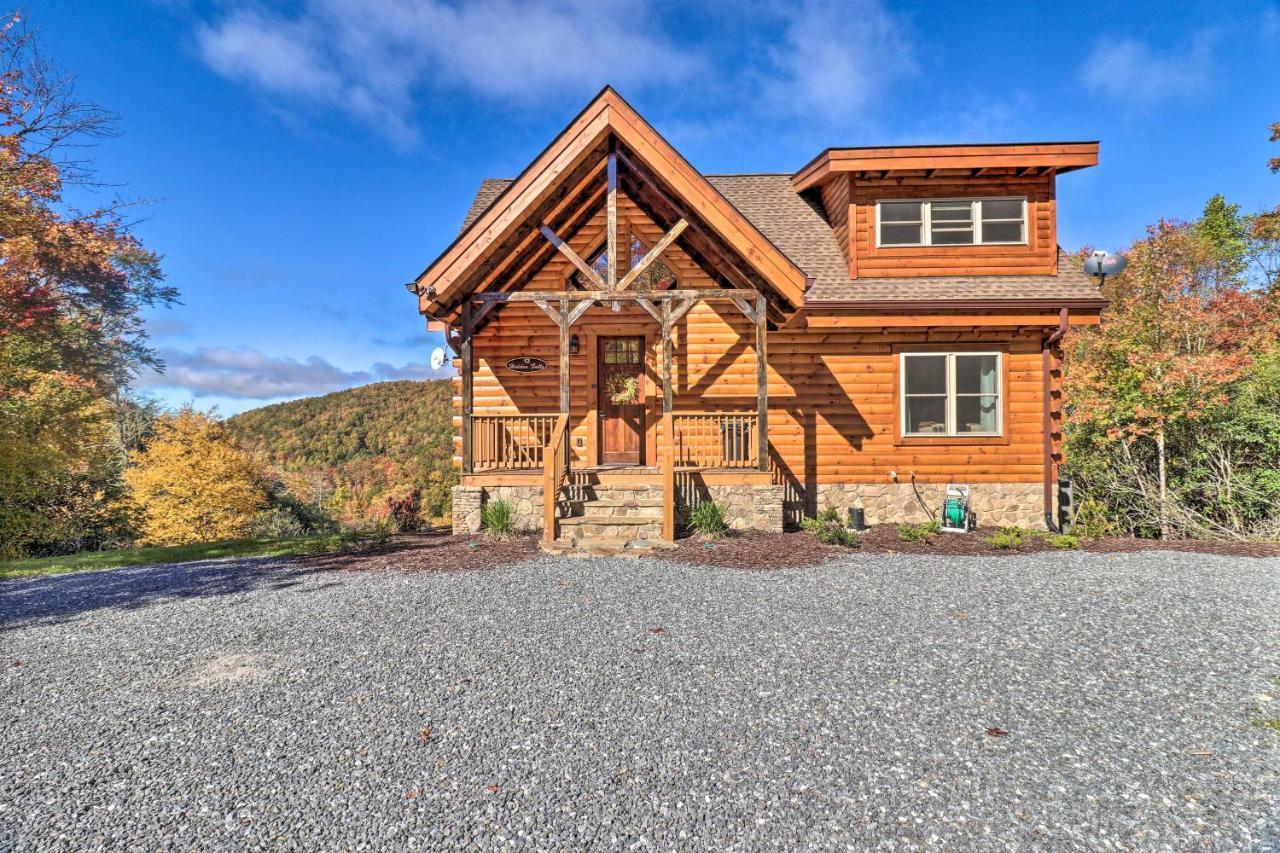 Hilltop Cabin On 5 Acres With Hot Tub And Waterfall! Bryson City Eksteriør bilde