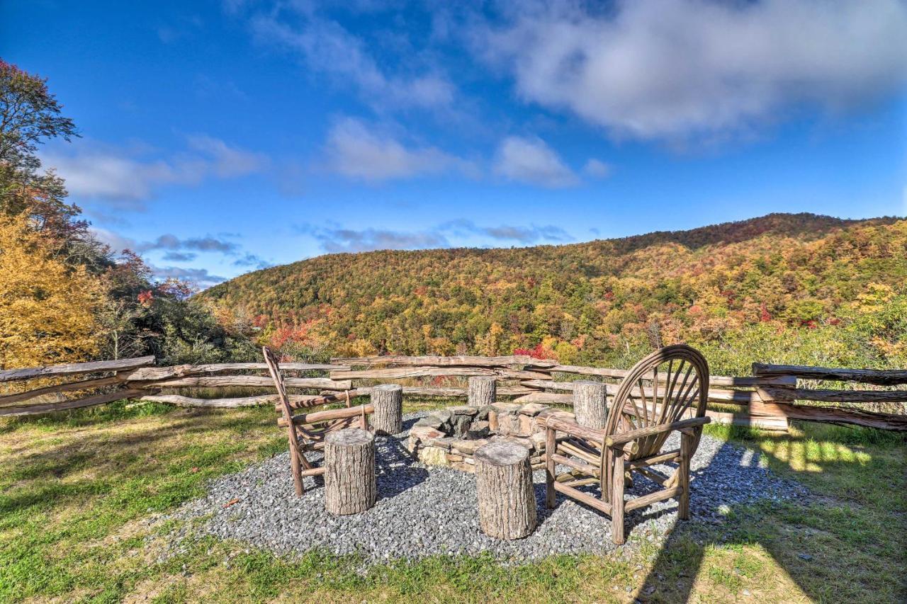 Hilltop Cabin On 5 Acres With Hot Tub And Waterfall! Bryson City Eksteriør bilde